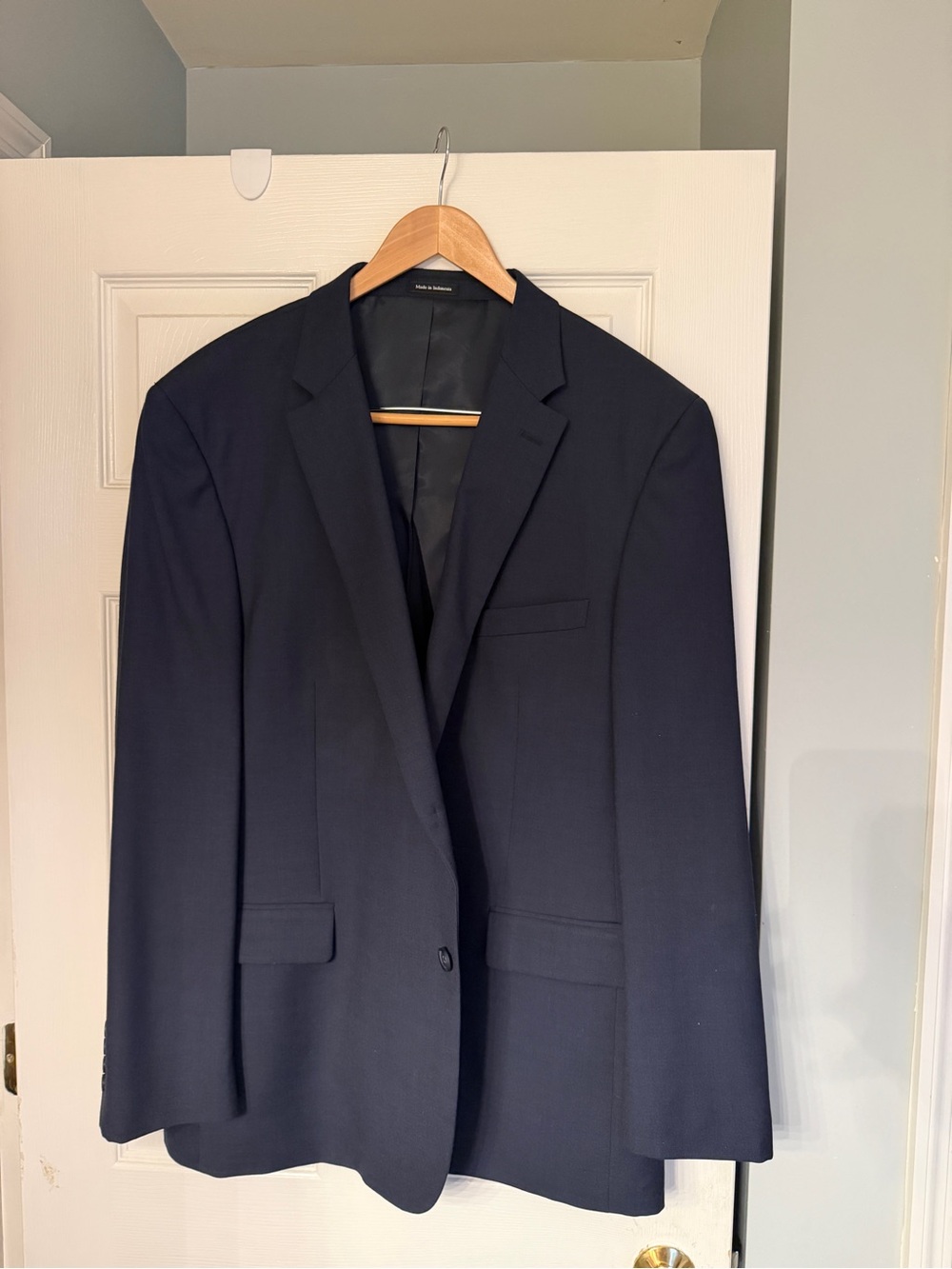 Pronto Uomo Navy Single-Breasted Sport Coat